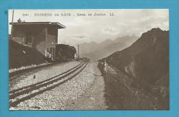 CPSM 641 - Chemin De Fer Train Gare De JAMAN - Rochers De NAYE Suisse - Roche