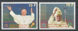 Rwanda - 1377/1378 - Jean-Paul II - 1990 - MNH - Neufs