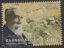 ARMENIA , 2015, MNH, ARMENIAN GENOCIDE, ANATOLE FRANCE,  1v - Autres