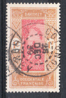 DAHOMEY YT 91 Oblitéré COTONOU 25 DEC 1939 - Used Stamps