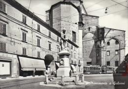 BOLOGNA PIAZZA E MONUMENTO A GALVANI TRAM - Bologna