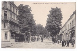 CHOLET. - Grand Café. Entrée Du Boulevard Gustave-Richard. Belle Carte Animée - Cholet