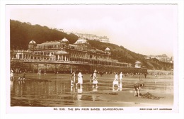 RB 1051 -  Real Photo Postcard - The Spa From Sands Scarborough - Yorkshire - Scarborough