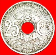 * PLAIN EDGE: FRANCE ★ 25 CENTIMES 1929! LOW START  ★  NO RESERVE! - 25 Centimes