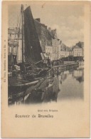 Souvenir De Bruxelles. Quai Aux Briques. Nels. - Transport (sea) - Harbour