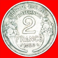 * CORNUCOPIAS: FRANCE ★ 2 FRANCS 1959! LOW START ★  NO RESERVE! - 2 Francs