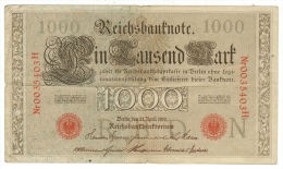 Allemagne // Deutschland // Billet 1000  Marks Type 1910 - 1.000 Mark