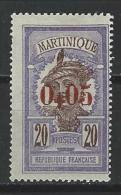 Martinique Yv. 106, Mi 119 * - Neufs