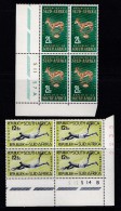 SOUTH AFRICA, 1964, MNH Control Block Of 4, Rugby, M 339-340 - Ongebruikt