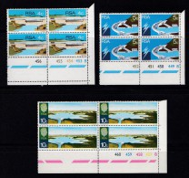 SOUTH AFRICA, 1972, MNH Control Block Of 4, Verwoerd Dam, M 409-411 - Nuovi