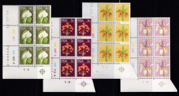 SOUTH AFRICA, 1974, MNH Control Block Of 6, Definitive´s Flora & Fauna, M 447-462 - Ungebraucht