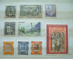 Andorra (french) 1931 - 1971 - Church Arms Cross St. John - Used Stamps