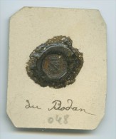 CACHET HISTORIQUE EN CIRE  - Sigillographie - 048 Du Bodan - Seals