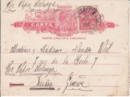Brésil, Carte De 1923,poste Maritime," Por Vapor ARLANZA" ( 15064/7) - Briefe U. Dokumente