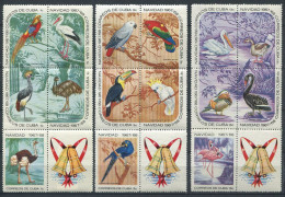 144 CUBA 1967 - Oiseau Noel (Yvert 1186/00) Neuf ** (MNH) Sans Trace De Charniere - Nuovi