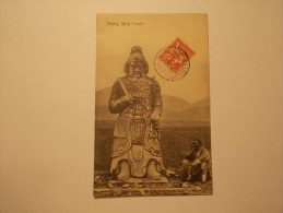 Carte Postale - PEKING, MING TOMBS Avec Obliteration "PEKIN CORRESces D'ARMEES" 29/07/1909 (71/74) - Briefe U. Dokumente