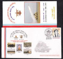INDIA, 2010, ARMY POSTAL SERVICE COVER, 513 AS MSL REGIMENT, Silver Jubilee,+ Brochure, Military Militaria - Brieven En Documenten