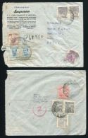 BRAZIL SAO PAOLO AIR MAIL COVERS TO PERU 1942 - Storia Postale