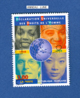 1998 N° 3208 GLOBE ET 4 VISAGES  22-05-99  OBLITÉRÉ YVERT 0.60 € - Used Stamps