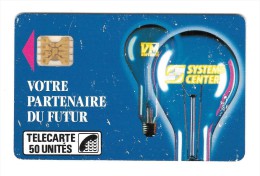 Télécarte  D 68, SYSTEMS  CENTER, 50 U , Cote  160 €, 1988 - 1989, 1087 Ex - 50 Units