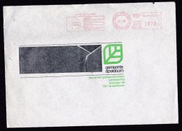 Netherlands: Cover, 1983, Meter Cancel, Municipality Of Apeldoorn, European Partner Cities (minor Damage) - Cartas & Documentos