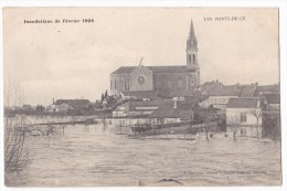 LES PONTS-DE-CE. -  Inondations De Février 1904. Carte Rare - Les Ponts De Ce