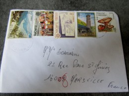 Lettre Avec Multiples Affranchissement Andorra ANDORRE Europa - Cartas & Documentos