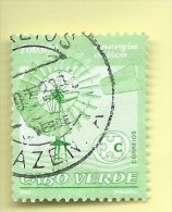 TIMBRES - STAMPS - CAPE VERDE / CAP VERT - 2004 - ENERGIE ÉOLIENNE - TIMBRE OBLITÉRÉ CLÔTURE DE SERIE - Cape Verde