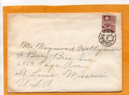 Japan 1937 Cover Mailed To USA - Cartas & Documentos