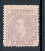 SARAWAK, 1875 Charles Brooke 2c Unused No Gum, Cat £22 - Sarawak (...-1963)