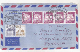 Germany Aerogramme - Circulated 1982 To Romania - Umschläge - Gebraucht