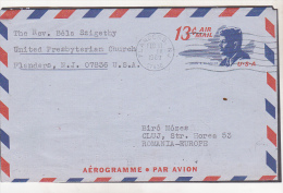 USA Old Aerogramme - Circulated 1969 To Romania - 1961-80