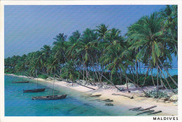 Maldives - Sandy Beach 1990 Nice Stamp - Maldive