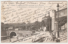 Paris 19 - Le Rond Point Du Bvd Boulevard De La Vilette Le Métropolitain Le Canal St Martin 1904 - Distrito: 19