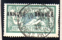 FRANCE : TP N° 143 °   "  ANNULE  " - Lehrkurse