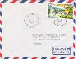 COL-L31 - POLYNESIE PA 9 Sur Lettre Pour Reims 1965 - Covers & Documents