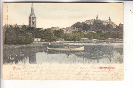 2320 PLÖN, Schwanensee, 1900, Kl. Druckstelle - Ploen