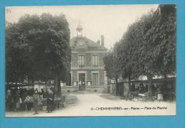 CPA 13 - Métier Marchands Ambulants Place Du Marché CHENNEVIERES SUR MARNE 94 - Chennevieres Sur Marne