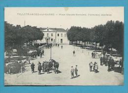 CPA Maquignons Foire Aux Chevaux Place Claude-Bernard VILLEFRANCHE SUR SAÔNE 69 - Villefranche-sur-Saone