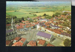 79- THENEZAY -Deux-Sèvres- Vue Générale  - Maisons - Place  Eglise - Champs-  Cpsm Voyagée 1960 - Thenezay