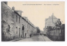 Cpa De Saint Etienne Du Rouvray  ( Seine- Inf)  Rue Gambetta- L'orphelinat - Saint Etienne Du Rouvray