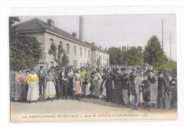 Cpa De Saint Etienne Du Rouvray  ( Seine- Inf)  Sortie Des Ateliers De La Société Cotonniére - Saint Etienne Du Rouvray