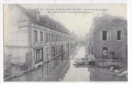 Cpa De Saint Etienne Du Rouvray  ( Seine- Inf)  La Crue De La Seine - Rue Amiral-Cécile- 2 Février 1910 - Saint Etienne Du Rouvray