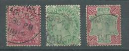 150022104  INDIA  GB  YVERT  Nº  46/8 - 1882-1901 Imperium