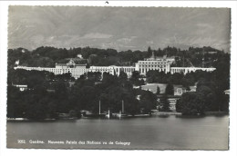 ///  CPA - SUISSE - SCHWEIZ - SVIZZERA - GENEVE - Nouveau Palais Des Nations Vu De Cologny - CPSM    // - Cologny