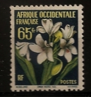 Afrique Occidentale Française AOF 1958 N° 72 Iso ** Fleurs, Cronum Moorei, Crinum Moorei, Parfum - Nuovi