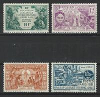 Inde Yv. 105-08, Mi 104-07 * - Unused Stamps
