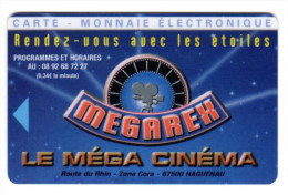 FRANCE CARTE CINEMA MEGAREX HAGUENAU - Entradas De Cine