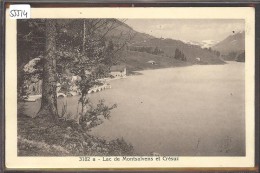 LAC DE MONTSALVENS ET CRESUZ - TB - Crésuz