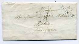 MP 83 JOIGNY / Dept De L'YONNE / 2 Mars 1821 - 1701-1800: Precursors XVIII